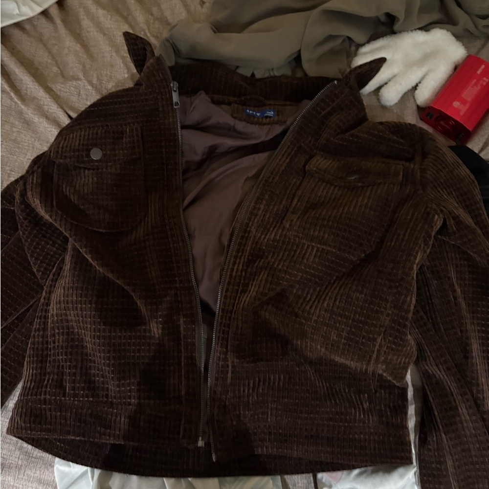 Apt. 9 Dark Brown Corduroy Jacket